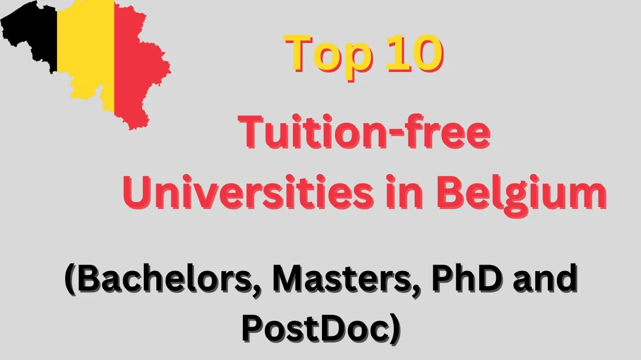 Top 10 Tuition-free Universities in Belgium 2024