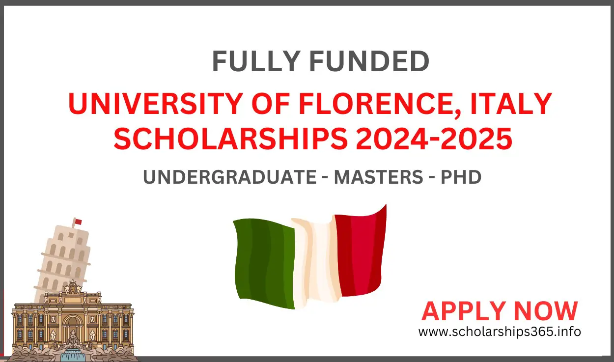 University of Florence Scholarship 2024 in Italy